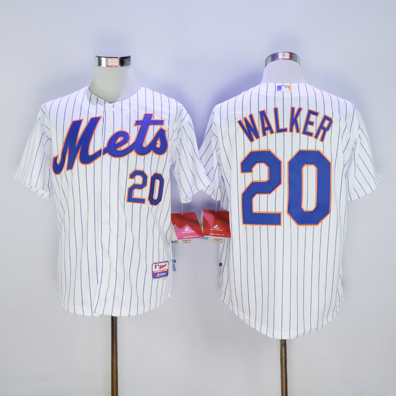 Men New York Mets #20 Walker White MLB Jerseys->->MLB Jersey